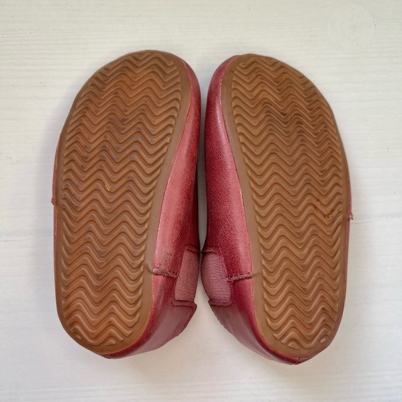 Little Lovebug Isla Sandal Barefoot Premium Leather in Eggplant Purple Size 6 - Picture 5 of 5